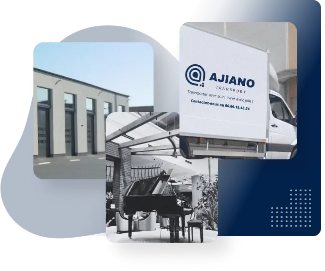Camion de transport spécialisé dans le déménagement d'objets lourds et pianos en Île-de-France